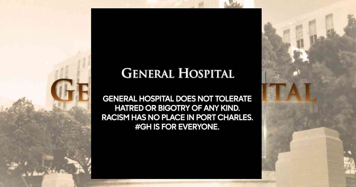 General Hospital stands up against racism in support of Tabyana Ali